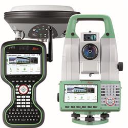 Robotic total stations en GNSS rovers Captivate
